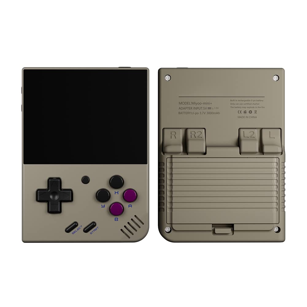 Kexpery Mini Plus Console di gioco portatile retrò portatile Sistema Linux Schermo IPS da 3,5 pollici Console for videogiochi classica Supporto WiFi ricaricabile 3000mAh Regalo for bambini e