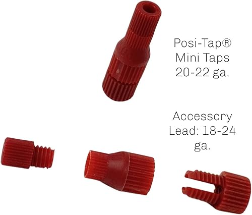 Miniatura 10 de Posi Tap Mini 24-26 ga. Paquete de 15 grifos Posi, el mejor grifo de línea que hayas usado (elige el tamaño y la cantidad de tu calibre) (15, 24-26)