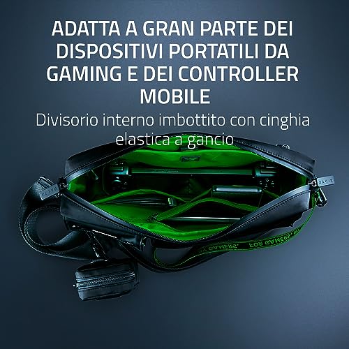Xanthus Crossbody Bag - Borsa a tracolla streetwear (adatta alla maggior parte delle console portatili da gioco e dei controller mobili, finitura idrorepellente) Nero - Gadget - Immagine 4