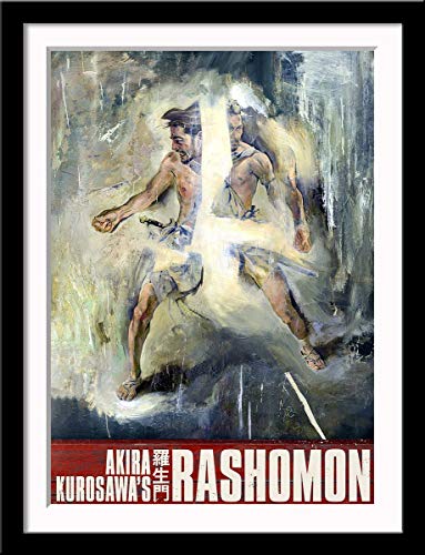 Image of Tallenge - Rashomon - Akira Kurosawa 1960 Classic Movie Poster - Small Framed Poster(Paper,12 x 17 inches, MultiColour)