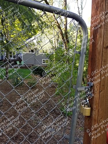 Image of Gate Keeper GM ELEC01 Multi User Shared Access Locking System, 2 Padlock Capacity Low Profile Hasp for Gates and Electrical Panels, Weather Resistant Steel, Industrial Grade Security, Made in USA