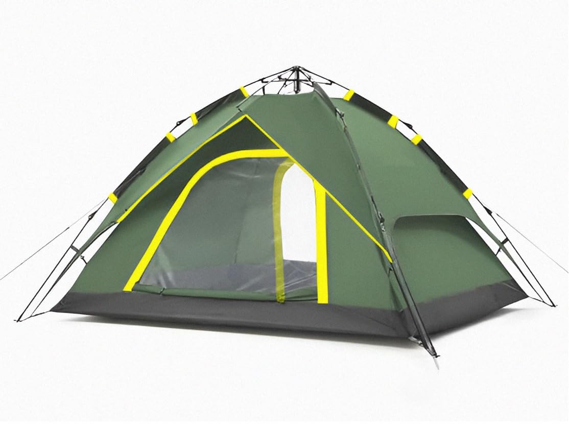 Tienda de Pop Up 2 Personas con Bolsa de Transporte – Tienda de Camping Impermeable – Ligera, Compacta y Montaje Instantáneo – con Piquetas y Cuerdas Tensoras – Camping y Exterior – De Campingwise