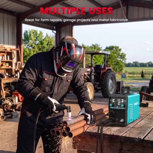 Image of Bestarc 45A Plasma Cutter Machine, 110V Contact Touch Cutting, 9 /16 inch Max Cut on Steel, Aluminum & Copper, LED Display, Post Flow, 2T /4T for Beginners DIY Home Garage & Workshop