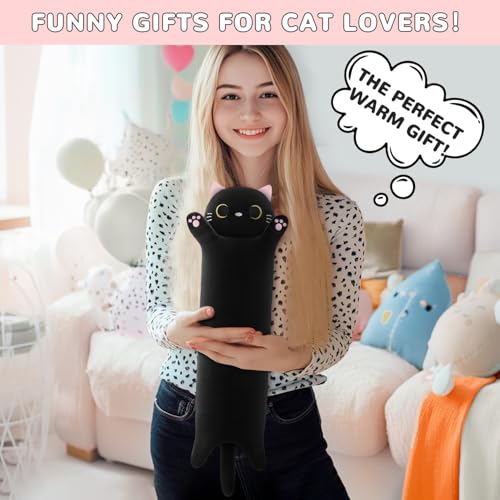 Image of Cat Heating Pad for Period Cramps, USB Power Heated Plush Stuffed Animals | Menstrual Pain Relief Portable Electric Heat Pad, Teen Girl Gifts Trendy Stuff, Funny Gift for Women Teenage Girls Cat Lovers