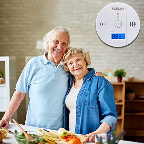 Cqlunuoly Carbon Monoxide Detectors Co Detector Digital Display Battery Powered Portable RV Carbon Monoxide Detector for Travel with UL2034 - Thumbnail 6