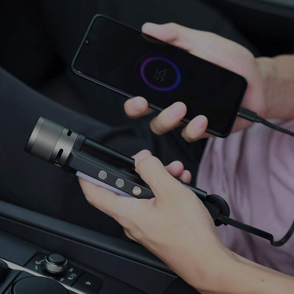Lampe Torche Tactique Nextool 3600lm - 10000mAh Rechargeable - Portée 450m - IPX7 - Neuf Sous Boîte