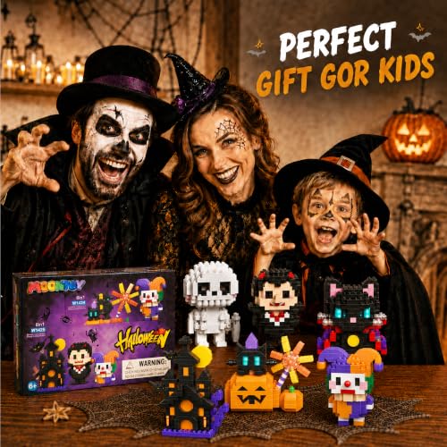Halloween Advent Calendar 6 Days, Mini Building Blocks Set with Figures - image 8