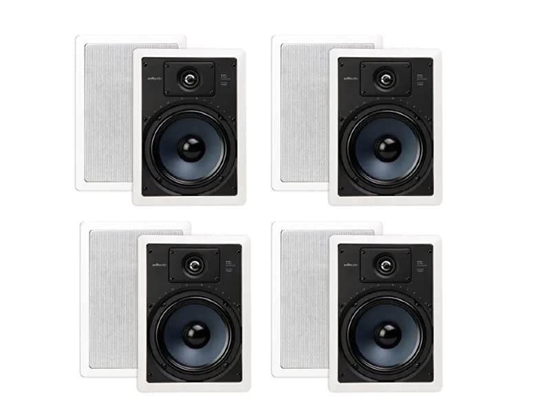 Amazon.com: Polk Audio RC85i 8'' 2-Way Premium in-Wall Speakers (4