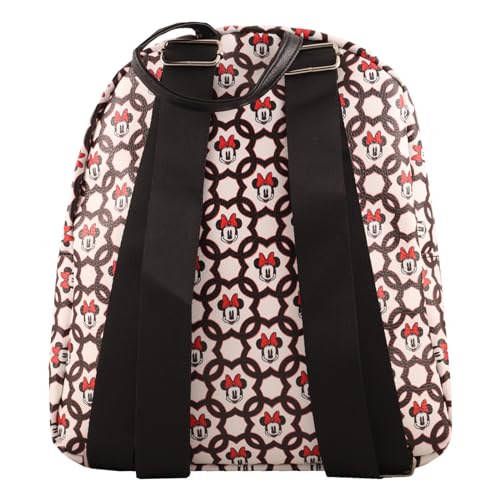 Minnie Mouse Mini Backpack For Women - Bundle with 10” Disney Leather Backpack Set and Decals | Minnie Travel Bag3