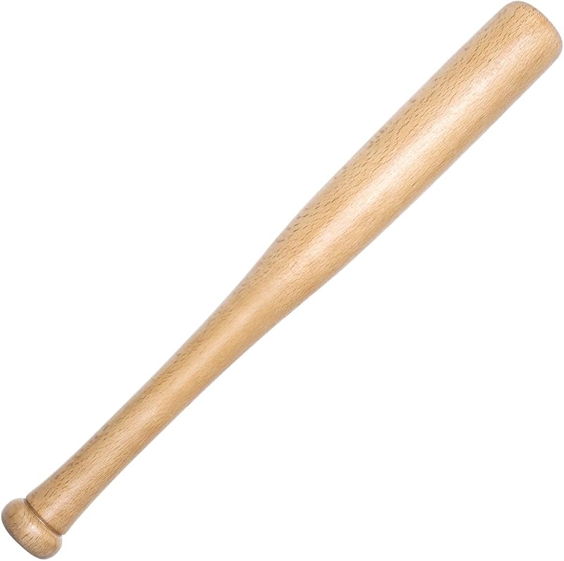 Short Wooden Baseball Bat,18 Inch Mini Wood Baseball Bats for Home Self Defense,One Hand Small Training Bat