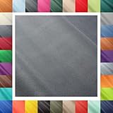 1buy3 – Polyesterstoff “Oxford 600D” für Campingzubehör, Abdeckplanen, Kissenbezüge, Outdoorbekleidung & Co – Meterware mit 150cm Breite – reißfest & pflegeleicht (Farbe 19 / Eisengrau)