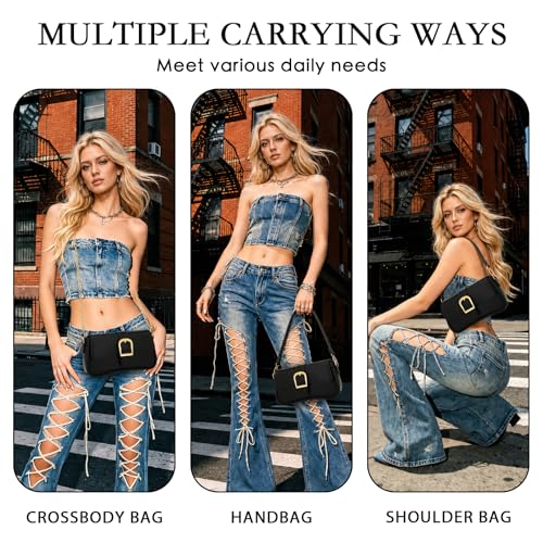 Image of KKXIU Shoulder Bag for Women Small Clutch Purses Cute Hobo Handbag Trendy Underarm Bag