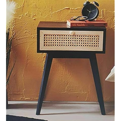 Scotvision Urban Paradise Vintage Cane Bedside Table Cover