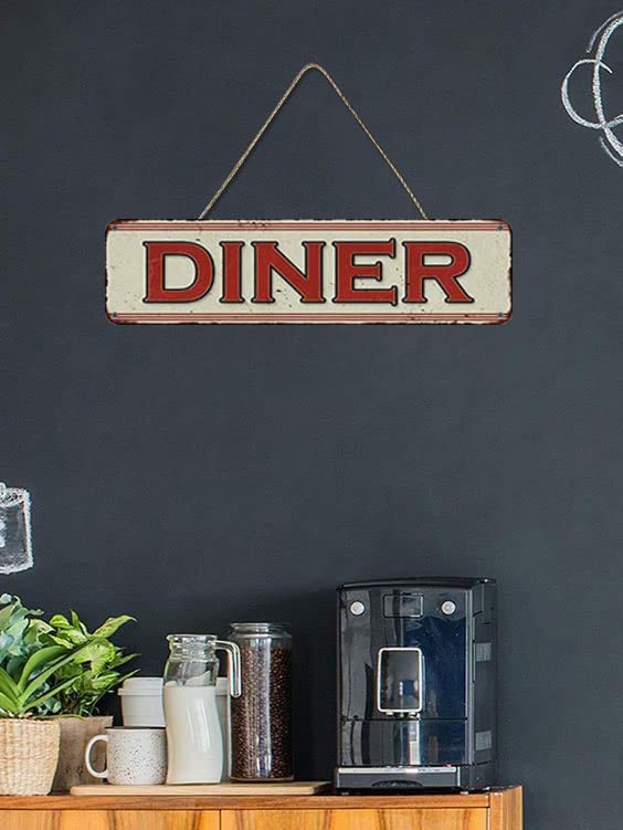 "Brother St" Vintage Retro Tin Metal Sign - 4x16 Inch Wall Decor For Bar, Kitchen, Man Cave