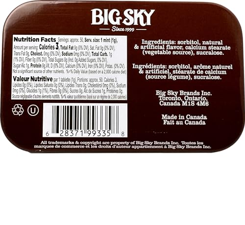 Big Sky Sugar Free Mints (Chocolate Mint) - Thumbnail 3