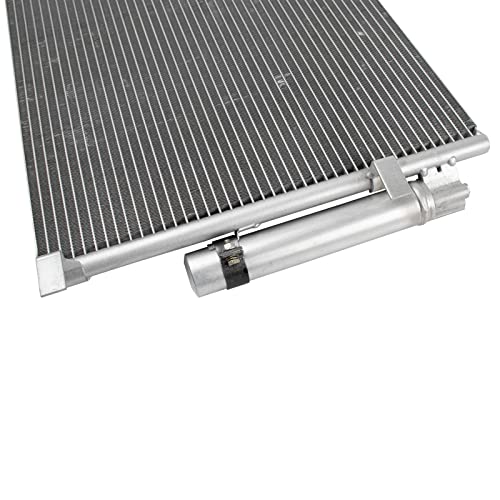 Image of TRQ Air Conditioning A /C Condenser Receiver Drier Compatible with 2015-2022 Ford Mustang