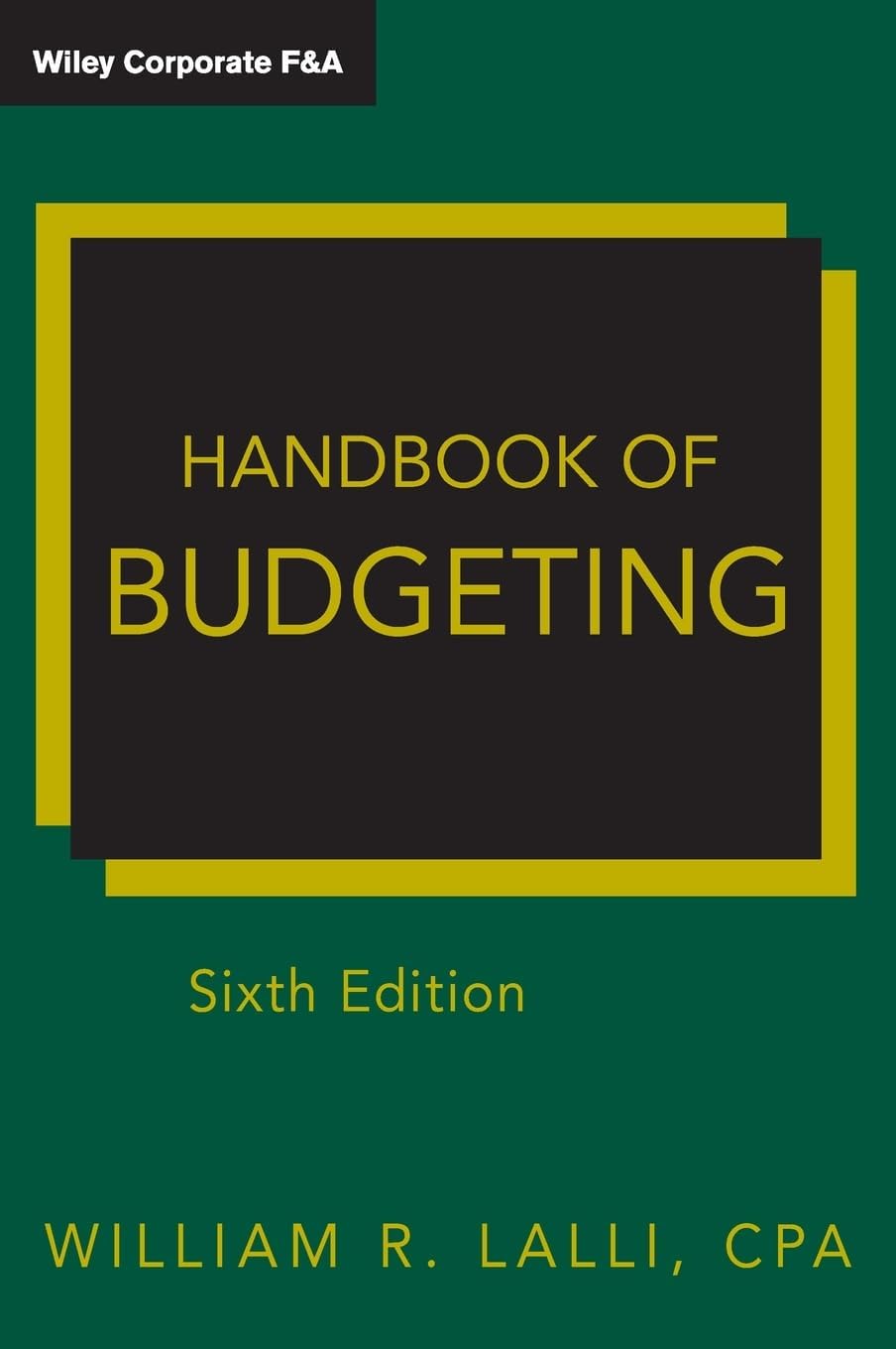 Handbook of Budgeting