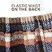 IDEALSANXUN Plaid Skirts for Women 2025 Fall Winter Wool Tartan Tweed High Waisted Knee Length Pencil Short Mini Skirt, Brown, L