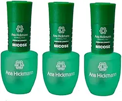 Kit 3 unidades - Esmalte Ana Hickmann 9 ml Help Treatment - Antifungos Melaleuca, Ana Hickmann, Antifungos Melaleuca