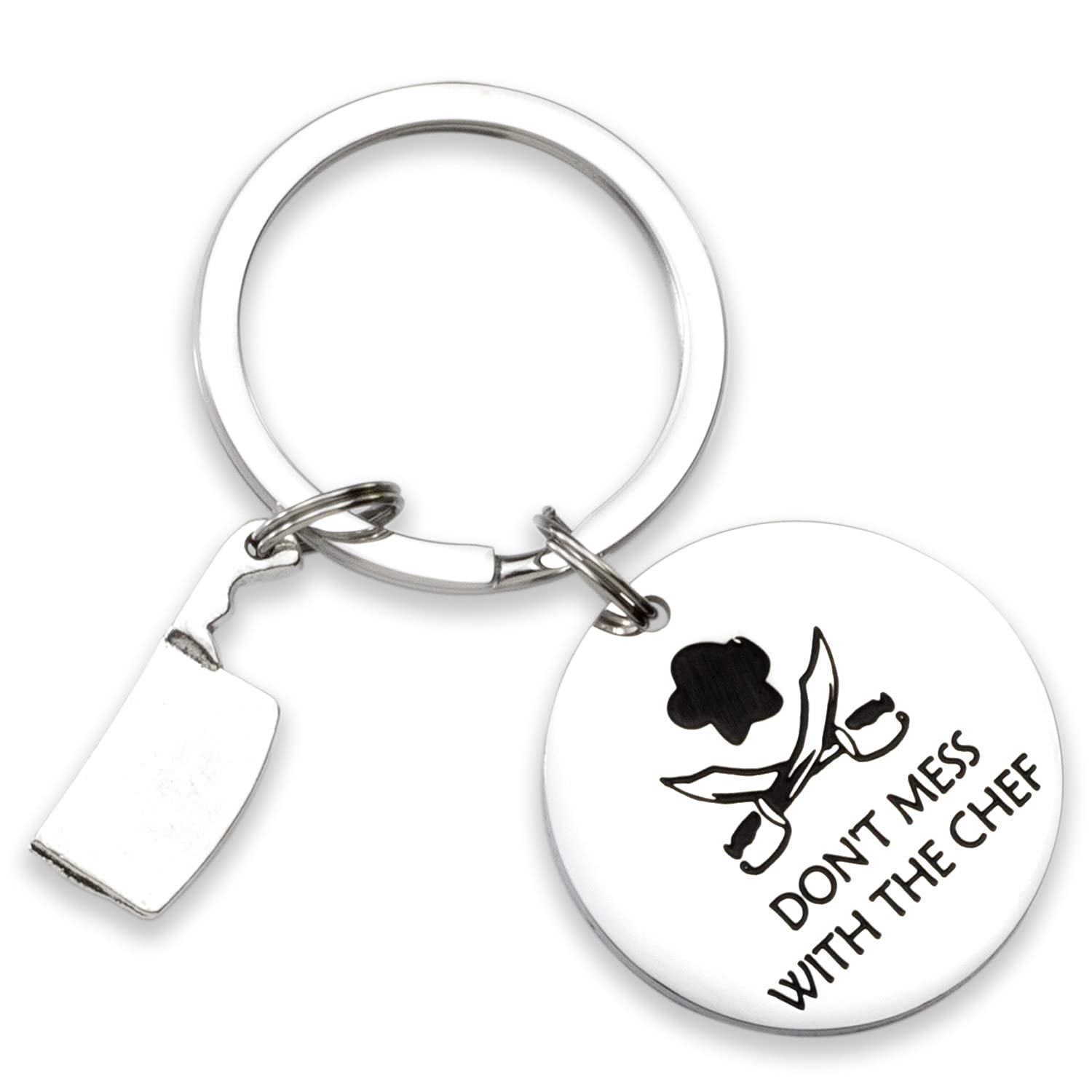 HUTIMY Chef Gifts Keychain for Cooks Men Women Best Chefs Jewelry Ideas Culinary Gift Baking Themed Presents for a Baker the Cooker Cook Keychain