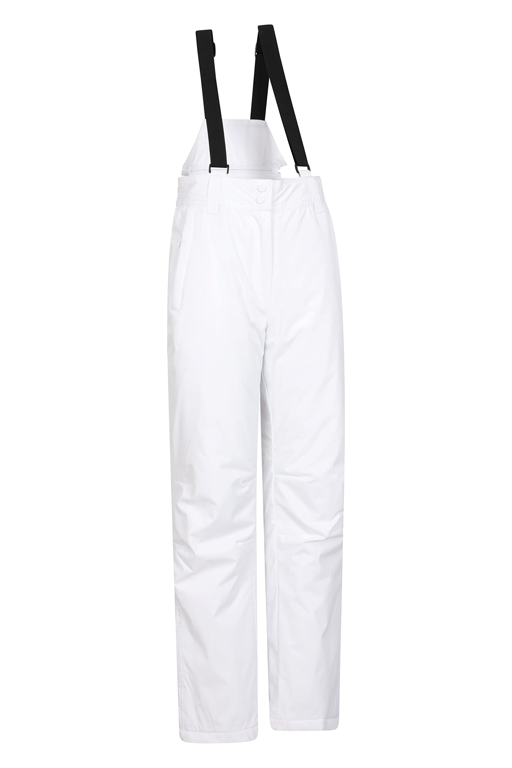 Mountain Warehouse Moon Pantalon de Ski à Jambe Moulante pour Femme - Pantalon résistant à l'eau en Tissu Ripstop, Bretelles Amovibles et Fermetures éclair aux Chevilles