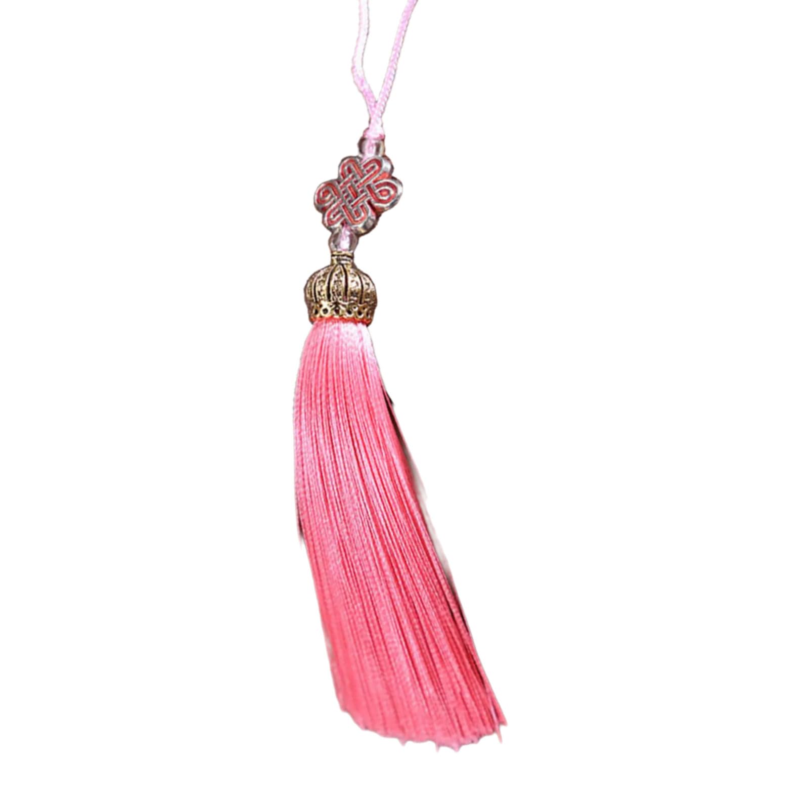 Artistic Chinese Knot Tassels Pendant Adds a Touch of Elegances to Any Space Coolorful Tassels Polyester Texture Weaving