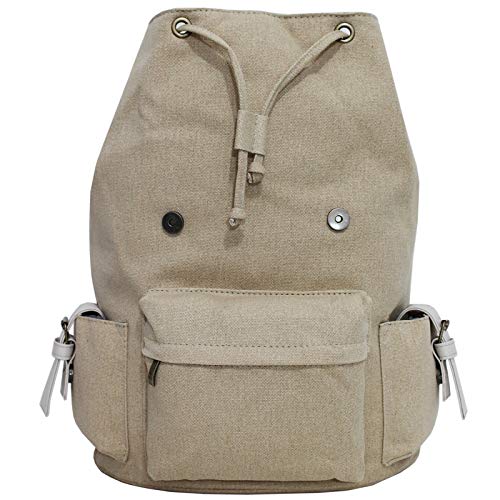 Mochila Lenna's Lona Vintage Bege