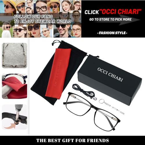 Image of OCCI CHIARI Stylish Reading Glasses Women's Readers Comfort Eyeglasses