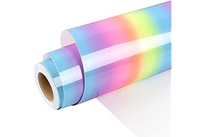 WRAPXPERT Rainbow Pattern Permanent Vinyl