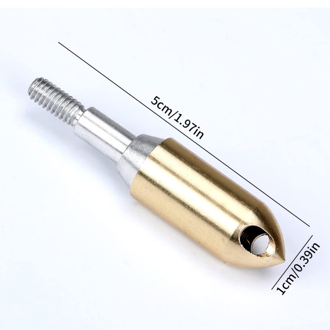 Conseils de Pointe de flèche, têtes de tir à l'arc cuivré sifflet Arrowhead extérieur extérieur sifflonnez Arrow Broadhead 6pcs