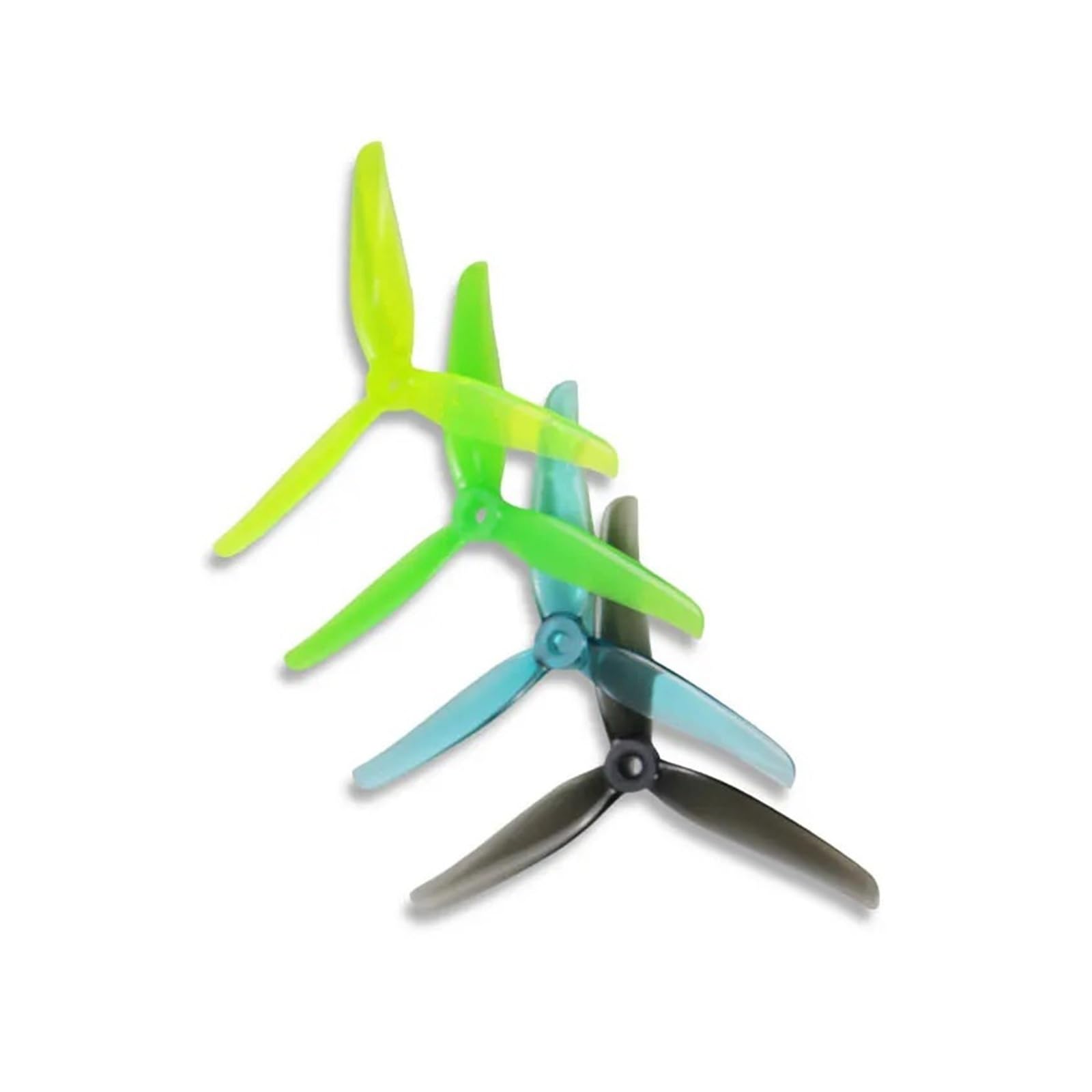 5140 Elica da corsa FPV Tri-Blade CW CCW 2/4 paia per drone da 12,7 cm (4 paia F5 giallo)