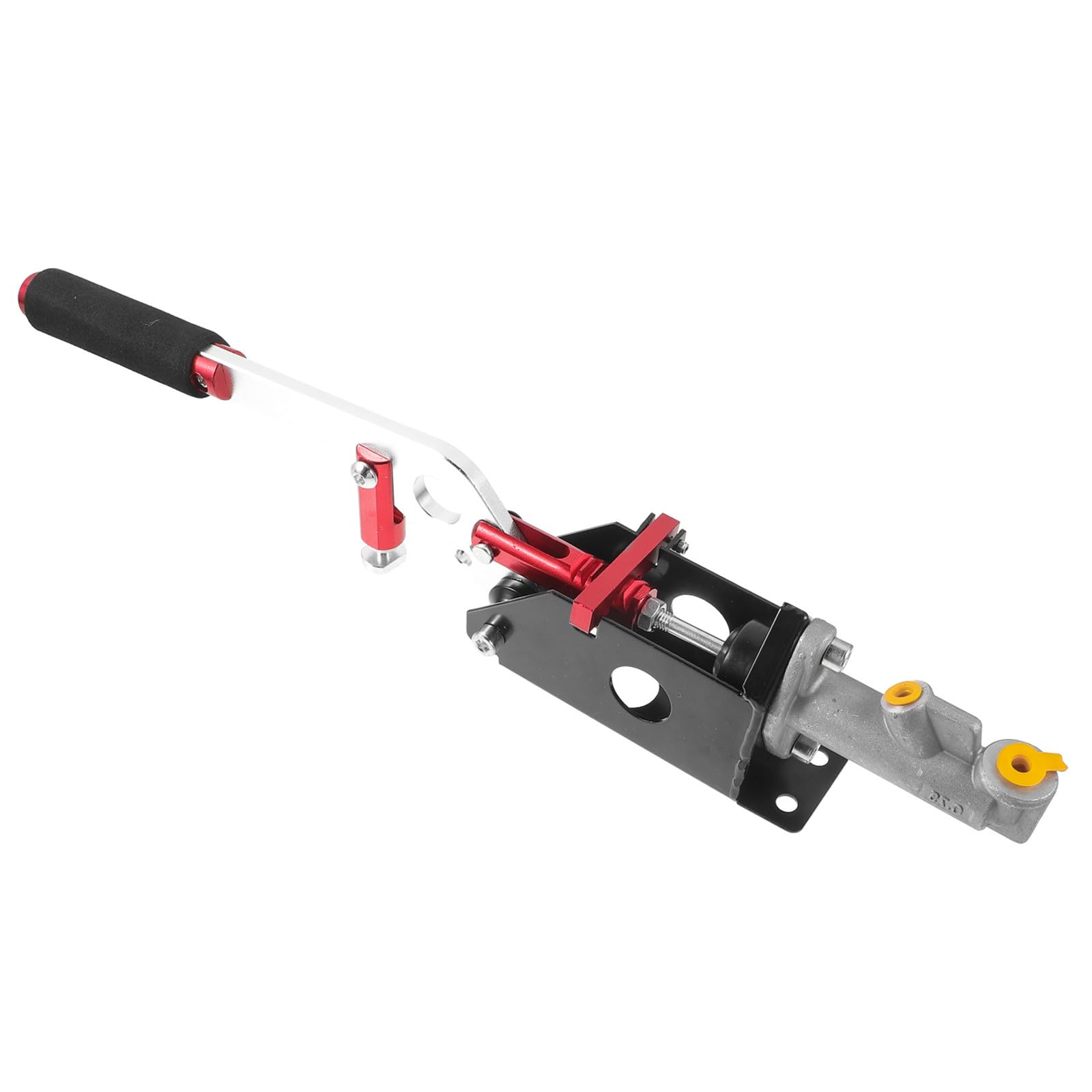 CALLARON Frein à Main Hydraulique pour Voiture de Course, Levier en Aluminium Rouge, Kit de Frein de Dérive Performant, Accessoire Automobile pour Drift et Rallye, Pièce Couleur Aléatoire