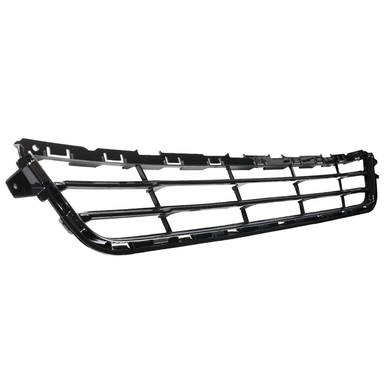 YLT AUTO Front Bumper Lower Grille Cover Replacement Kit Gloss Black Shield Mesh Air Intake Fit for 2013 2014 2015 2016 Ford Fusion