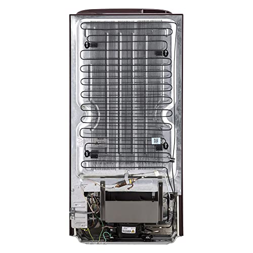 Image of LG 185 L 3 Star Direct-Cool Single Door Refrigerator Appliance (GL-B201ASPD, Scarlet Plumeria, Moist 'N' Fresh, Gross Volume- 190 L)