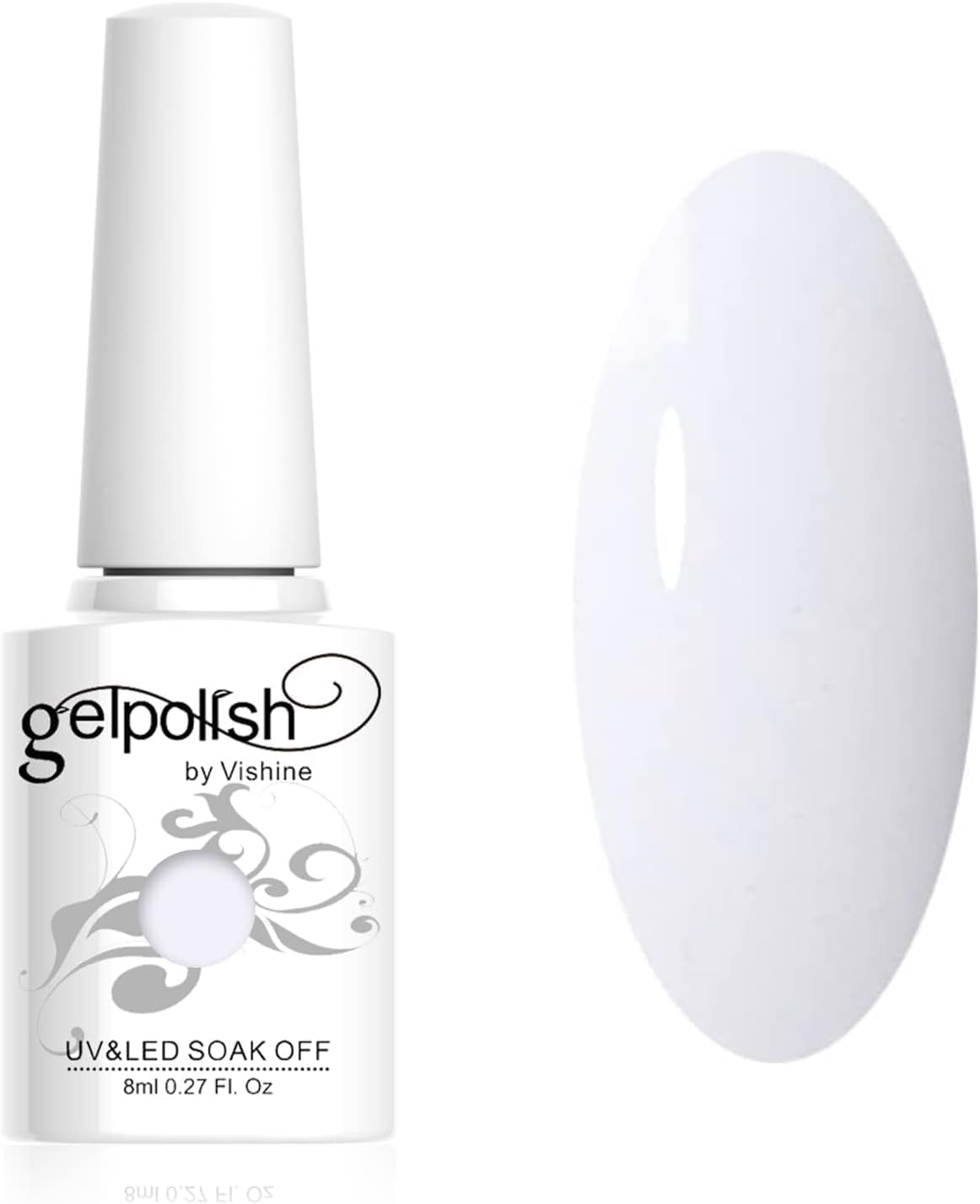 Vishine Esmalte de uñas semi-permanent Soak Off UV LED Gel Polish Nail Gel Manicura, Negro (687) — view 40