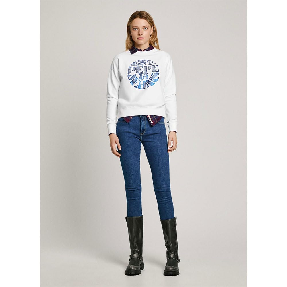 PEPE JEANS LSS_Sabina LS IP White Ladies L