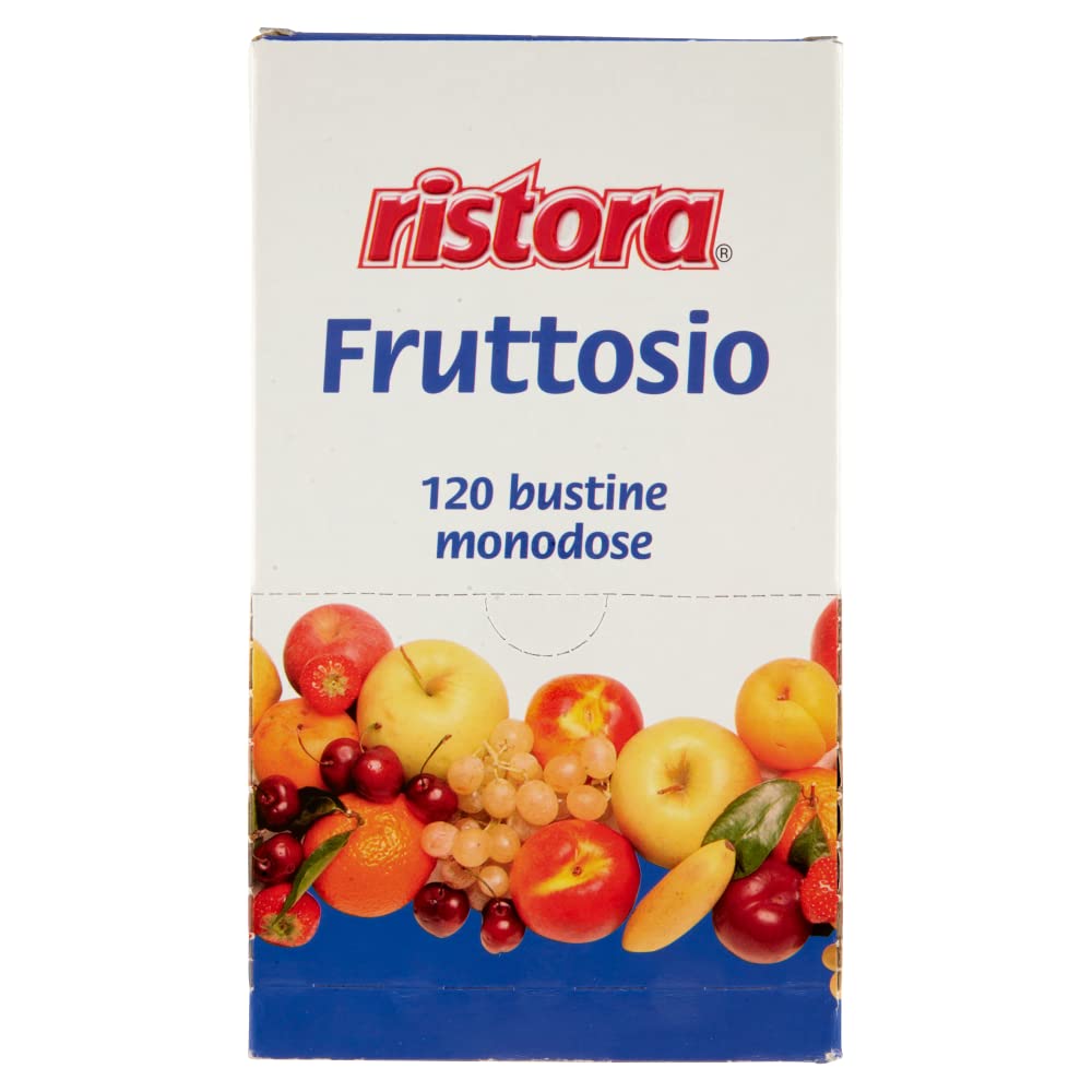 Italian Gourmet Fruttosio dolcificante bustine Fruktose Süßstoff 6 x 480g