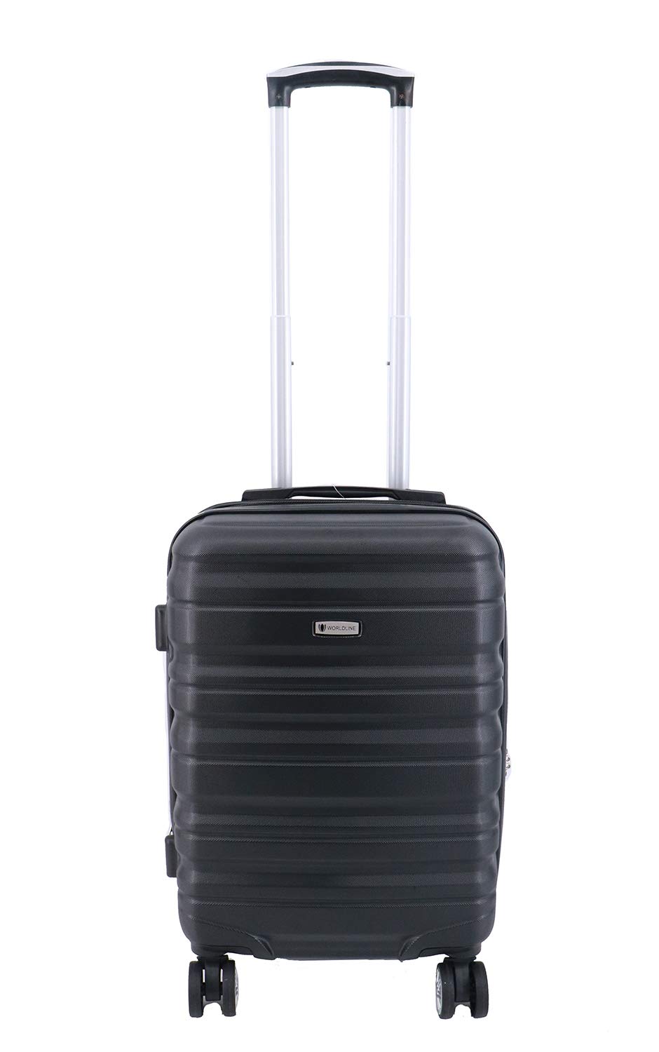 Valise Cabine Extensible 55 x 35 x 21(25) cm Worldline ABS & Polycarbonate 4 roulettes Serrure TSA