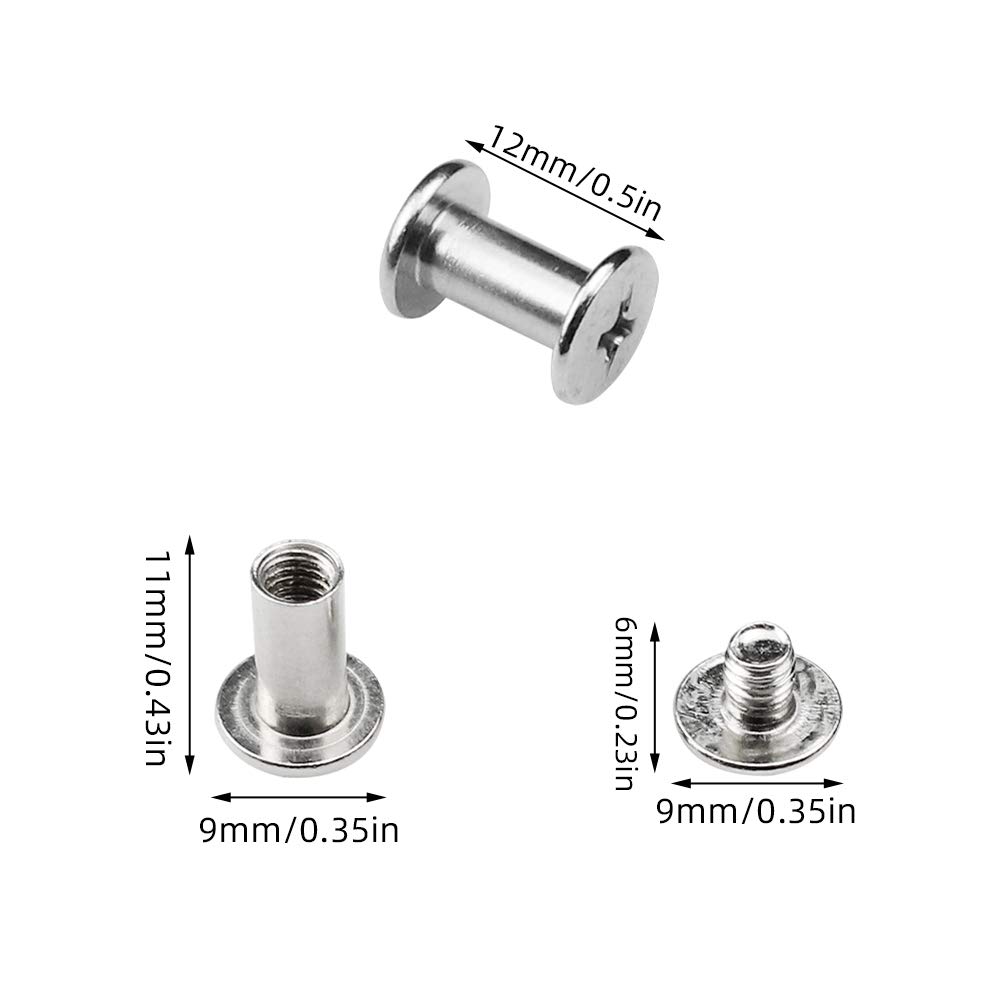 RIVET,9--Lot De 10 Boutons Métalliques, Rivets, Pointes Pour Vêtements