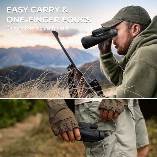 Image of Adasion 15x56 Monoculars for Adults High Powered, Phone Adapter & Tripod