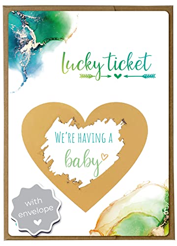 Joli Coon Pregnancy announcement scratch card...