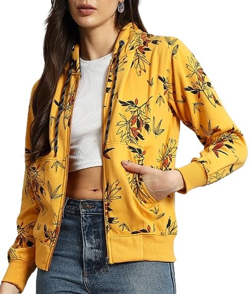 Image of eKools Women's Fleece Fullsleeves Jacket (Flee02)