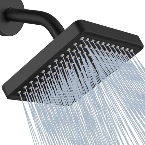 Katezon K-F6IN-BL Shower Head, Square High Pressure Rain Showerhead cover