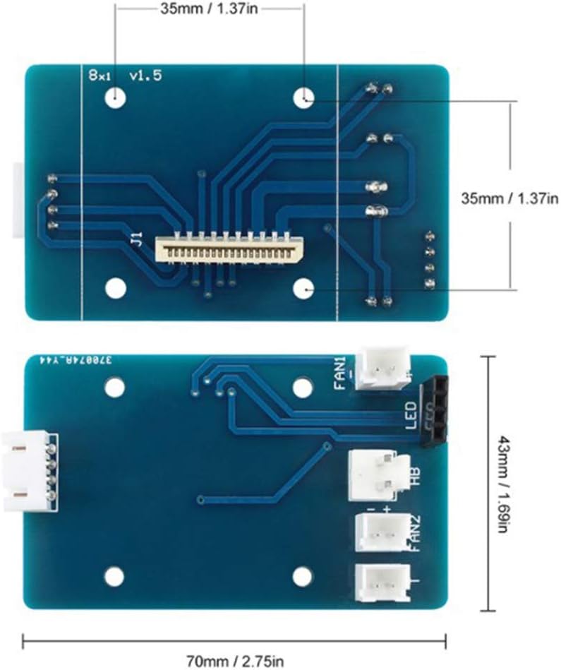 review 3D Printer Accessories Parts Hot End PCB Adapter Board and 24-Pin Cable Kit for Sidewinder X1 3D Printer