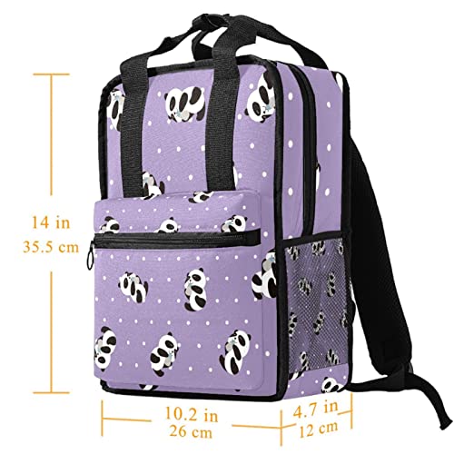 Sac à dos garçons panda taille unique avec bretelles réglables - 5