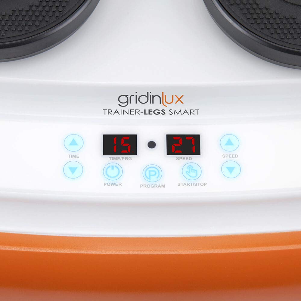 GRIDINLUX | Ejercitador de Piernas | Trainer Legs Smart | Gimnasia Pasiva | Mando a Distancia | 3 Programas | Estimulación magnética | Altura Regulable | Intensidad Ajustable