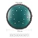 NYTFHMS 15 s 13 Inch D Key Steel Tongue Drum, Great for Meditation Music Therapy, Include Storage Bag, Music Book, Mallets and Bracket, Rope Decoration,Green