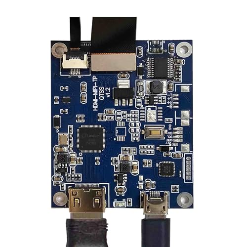 Image of 5 inch 1080x1080 350nit IPS MIPI Round LCD Touch Screen | and 50 pins H /D Controller Board
