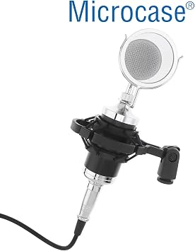 Microcase Broadcast Microphone Holder Plastic Shock Mount for Studio - AL4724