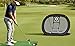 byepica 34 in Golf Chipping Practice Net with Target, 210D Polyester Golf Net, Portable, Black Border and Net, Easy Setup, Includes Ground Nails